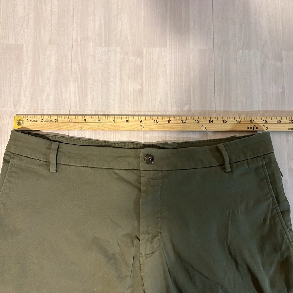 Birddogs Pants Mens 36x36 Green Boomstick Unlined Chino Stretch Golf Performance